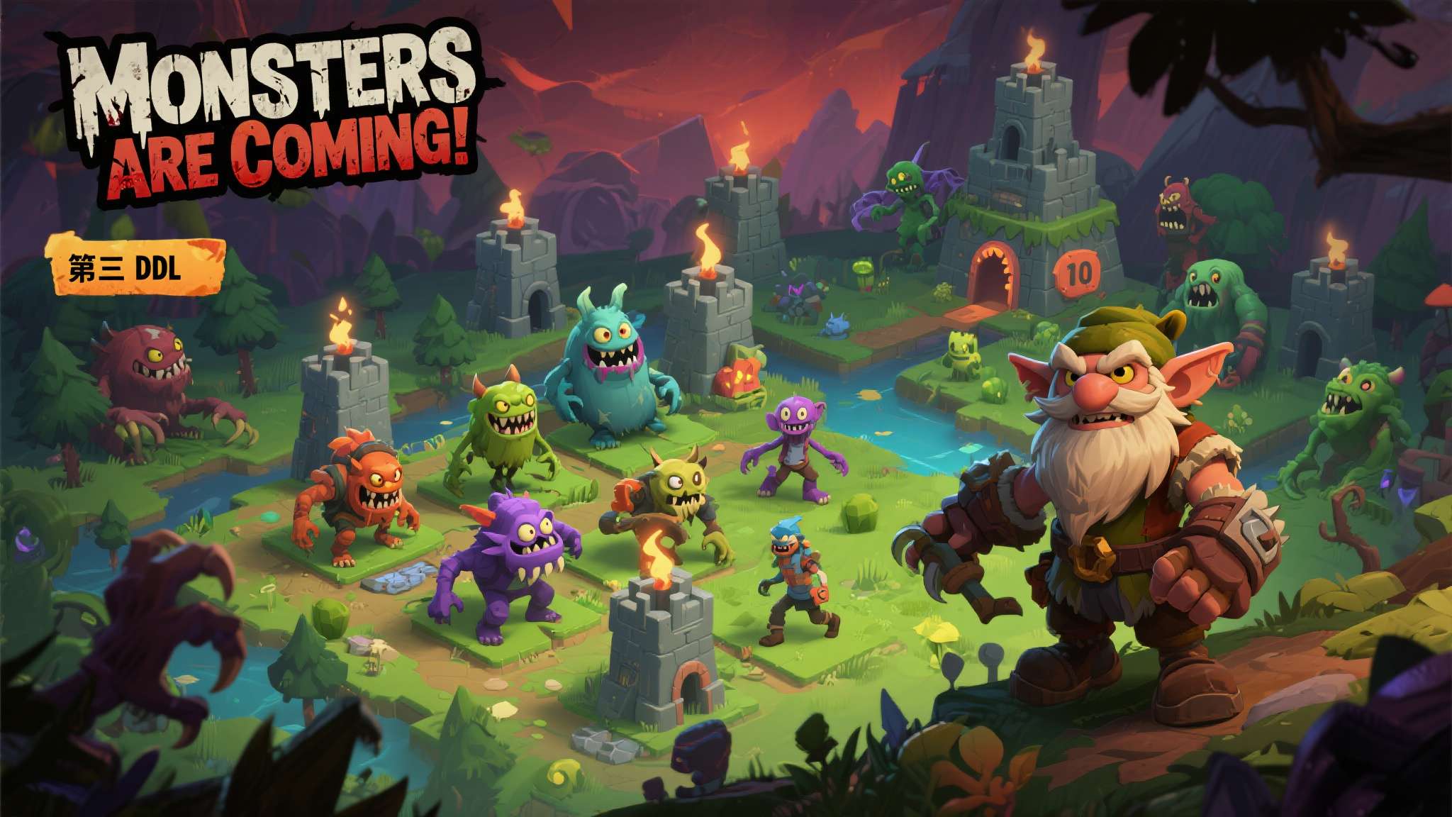 如果你是塔防爱好者，这条消息值得你停下来认真看一看。《Monsters are 